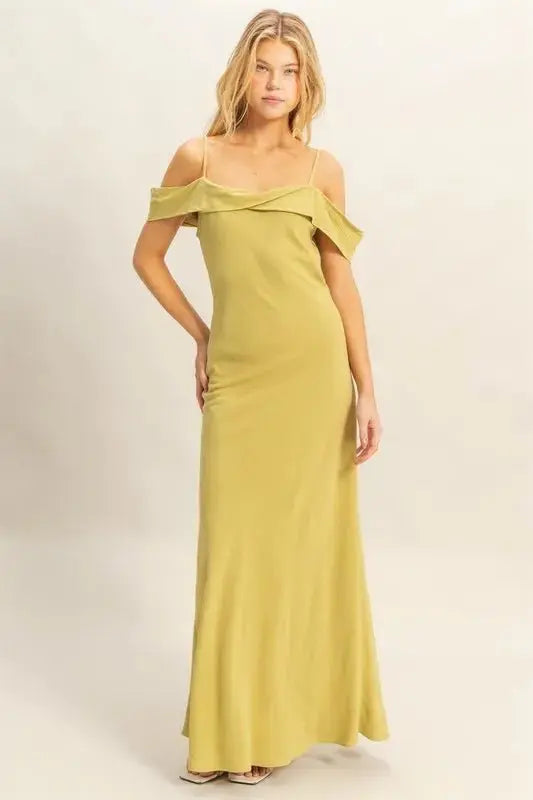 HYFVE Flattering Fit Cami Maxi Dress for Stylish Events - Love Salve